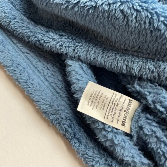 Patagonia jacket Women Size Small Los Gatos Quarter Zip fleece soft fuzzy blue - Picture 3 of 7